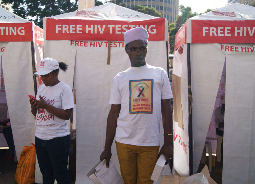 Free HIV testing outreach for sex workers